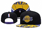 Los Angeles Lakers Team Logo Adjustable Hat YD (6),baseball caps,new era cap wholesale,wholesale hats